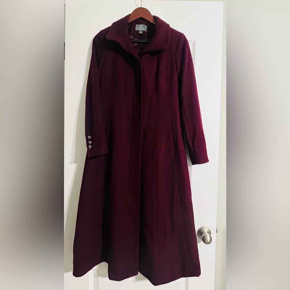 Nwot Gallery Deep Burgundy Red-Rich, Classic And Versatile Outerwear.